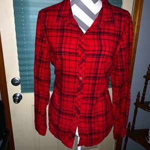 NWOT Red Buffalo Plaid Button Down Shirt XL